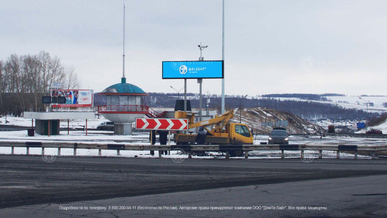 Проект — 
светодиодное дорожное табло, расположение: Новокузнецк | Компания ДжиТи Лайт, фото 2