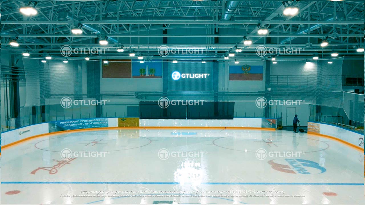 曲棍球、克拉斯诺戈尔斯克、冰宫“开始竞技场”的 LED 记分牌, 照片 3