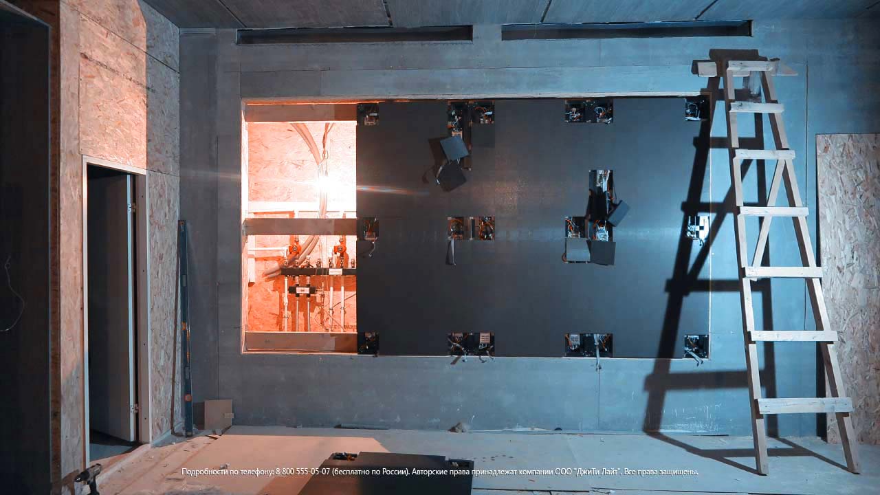 Светодиодные экраны  для помещения, Москва, «Архитектур-Хольц» — Наши проекты — ДжиТи Лайт. Россия, фото 11