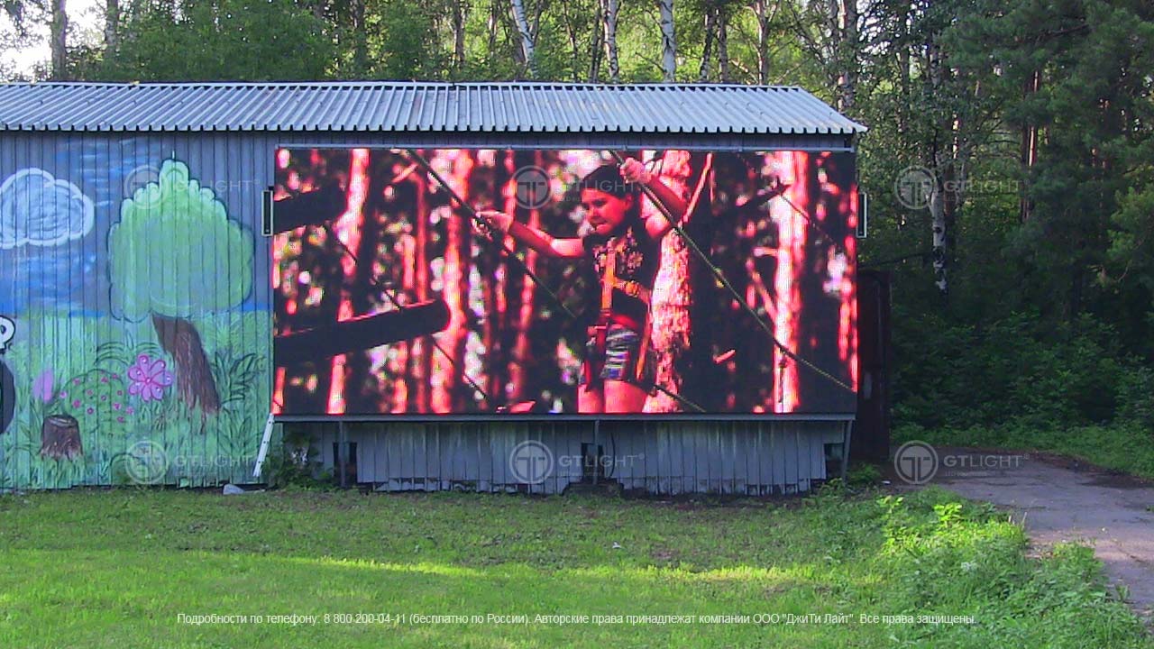 Светодиодный экран на фасад здания, Новокузнецк, СОЦ «Ашмарино», фото 3
