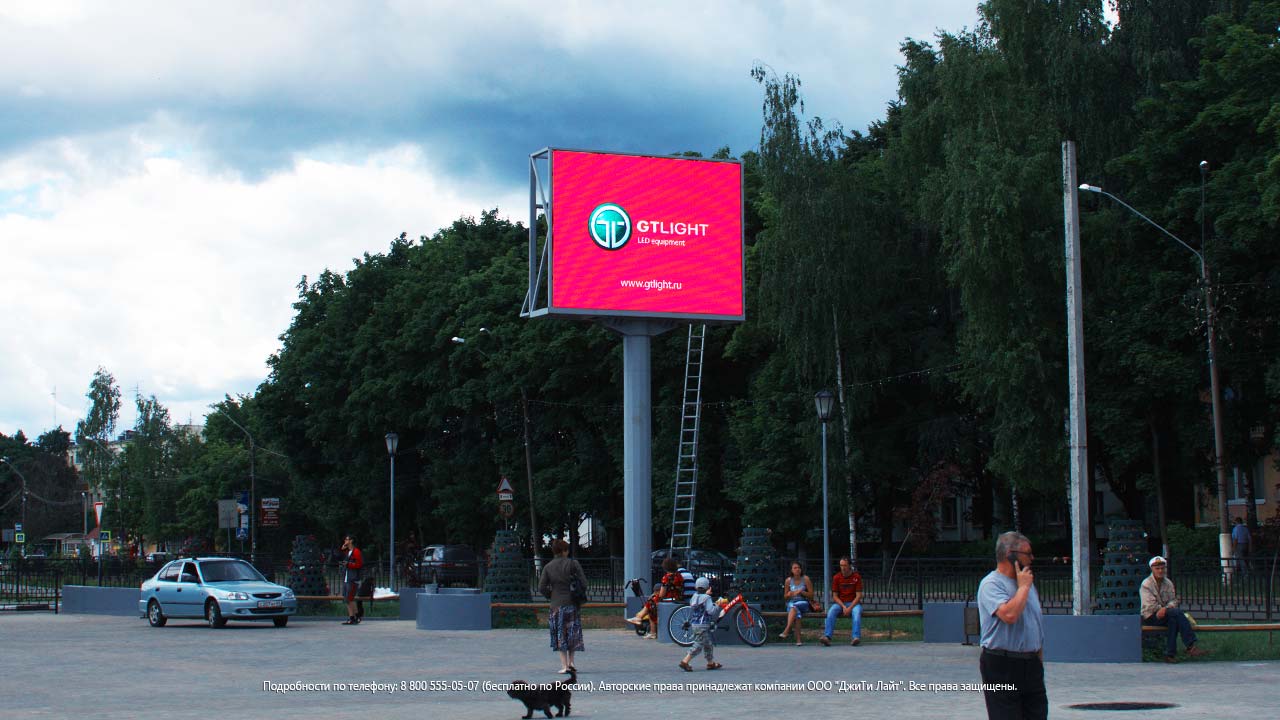 Проекты инсталляций светодиодных LED экранов ООО «ДжиТи Лайт» в городе Конаково, фото 2