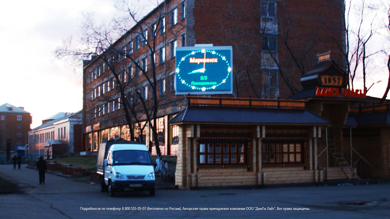 Проекты инсталляций светодиодных LED экранов ООО «ДжиТи Лайт» в городе Мариинск, фото 2