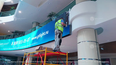 LED屏幕，瓦尔塔下夫斯克，SEC“Yugra mall”