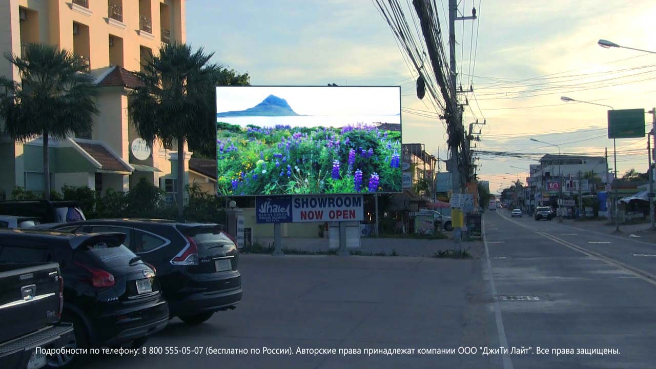 Светодиодный экран, Паттайя, жилой комплекс Whale Marina Condo, фото 4