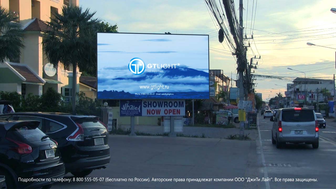 Светодиодный экран, Паттайя, жилой комплекс Whale Marina Condo, фото 5