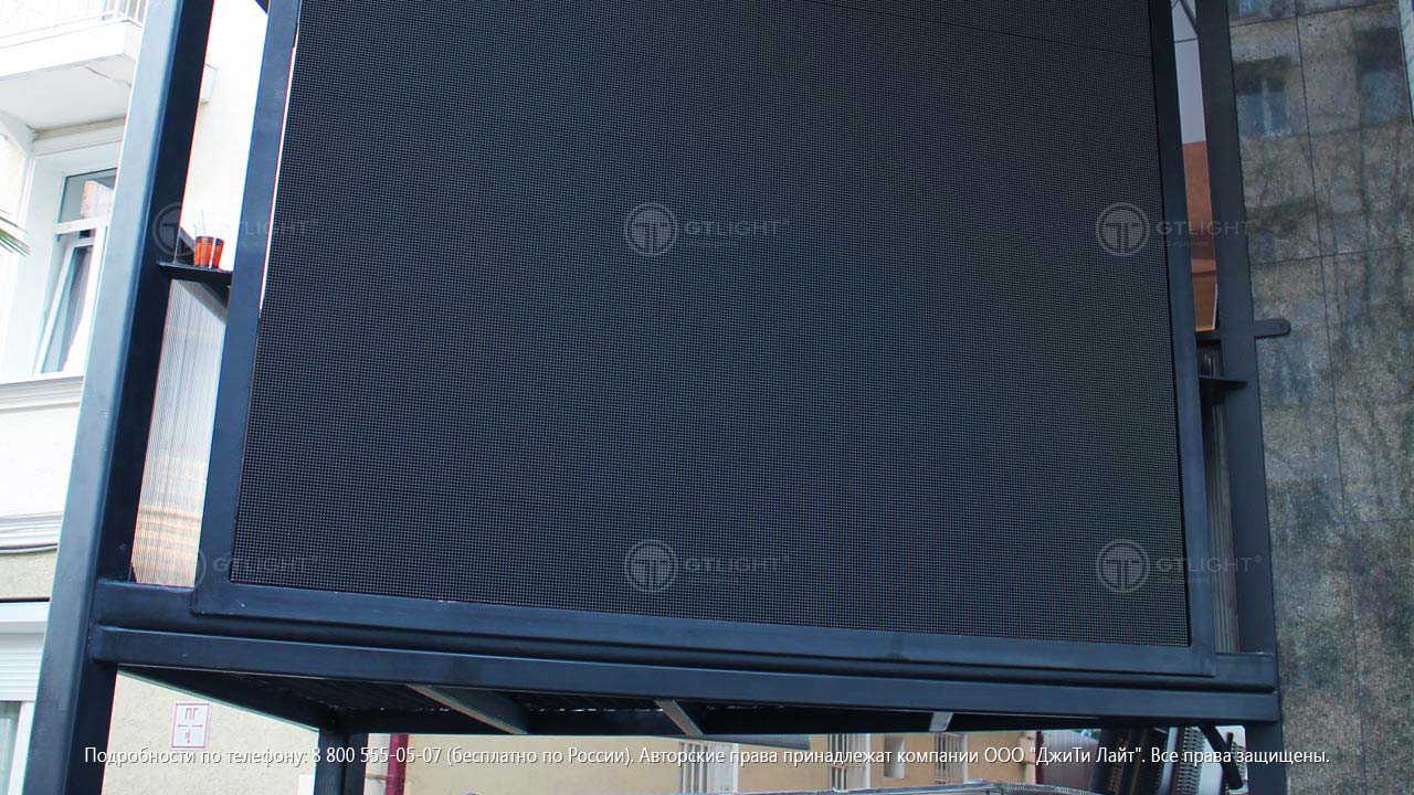 Светодиодный экран для магазина, Сочи, ПрофБезопасность — ДжиТи Лайт. Россия, фото 2