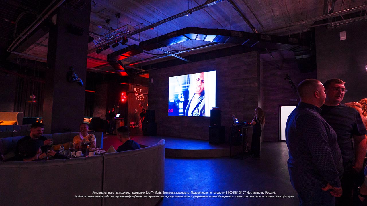 Светодиодные экраны для ночного клуба, Кемерово, «Перекресток», фото 5