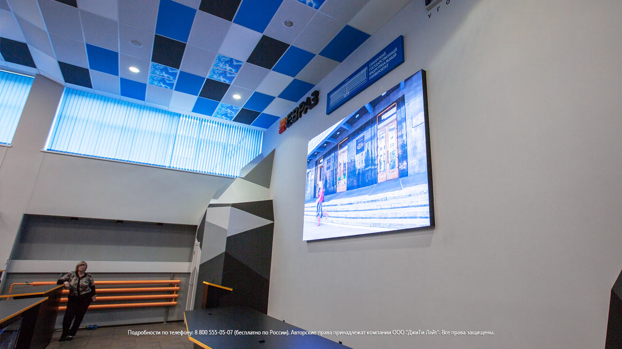 Светодиодный экран, Новокузнецк, СибГИУ, 5 поточная аудитория, фото 5