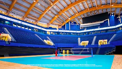 Светодиодный периметр, Кемерово, многофункциональный спортивный комплекс, «Кузбасс-Арена»