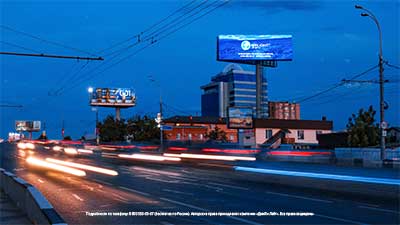 LED digital super site, Krasnodar, North Bridges