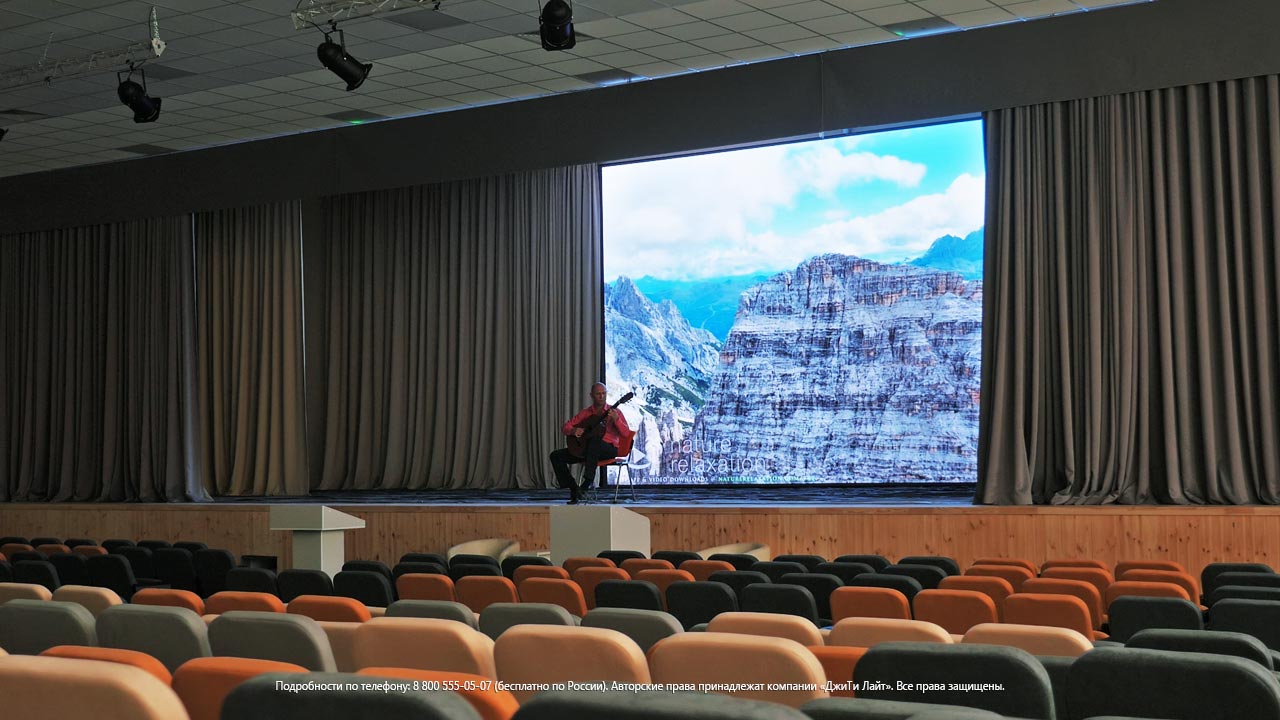 Светодиодный экран для сцены, Чебоксары, МАОУ «СОШ №65», фото 7