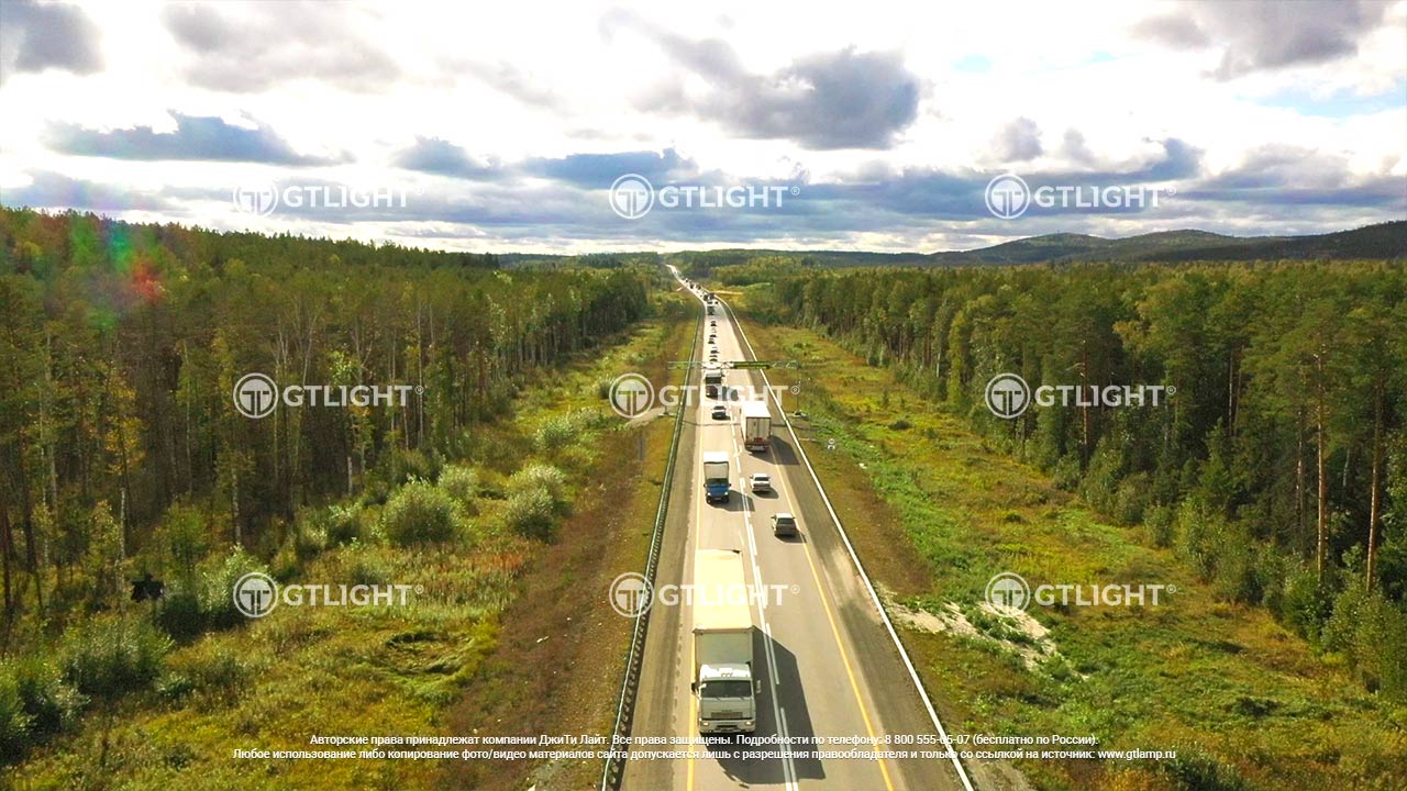 叶卡捷琳堡环路的重量控制 LED 显示屏，25 km- GTLight。, 照片 2